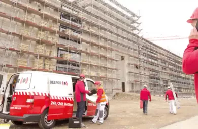 BELFOR on site