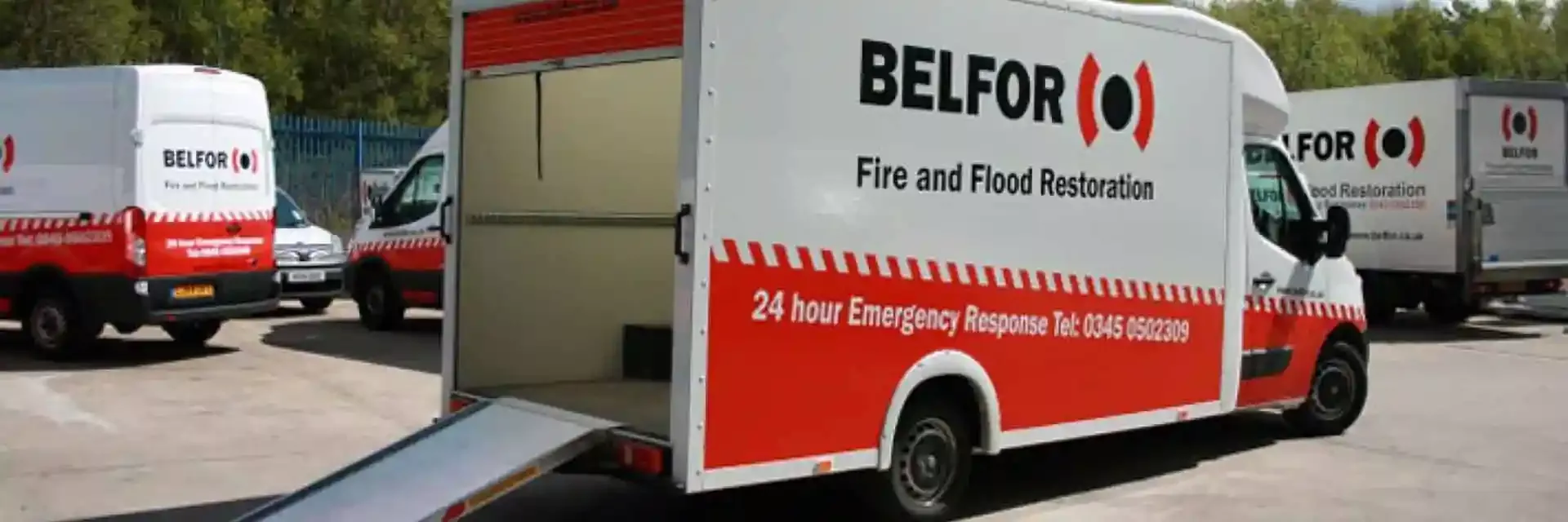 BELFOR UK truck fleet